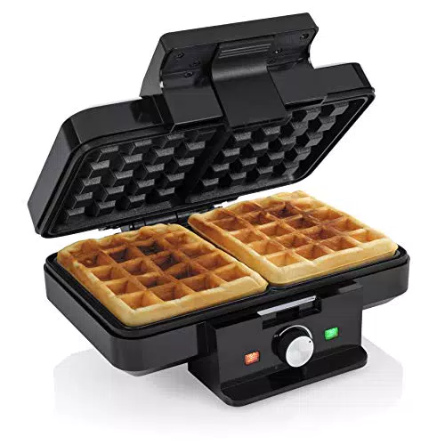 Tristar WF-1165 Piastra per Waffle in Acciaio Inox con Rivestimento Antiaderente