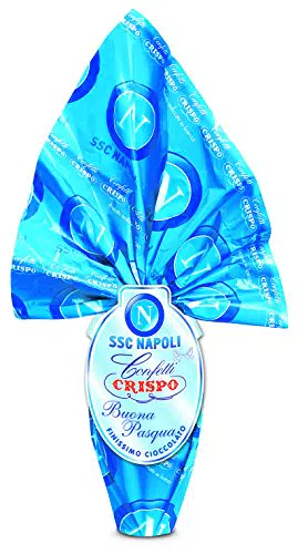 Crispo Uovo di Pasqua SSC Napoli in Cioccolato al Latte