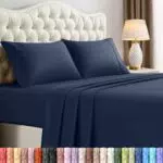 Utopia Bedding Set Lenzuola in Microfibra Matrimoniale Morbide e Resistenti