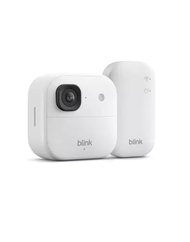 Blink Videocamera Esterna 2K+ Ultimo Modello, Sicurezza Smart Wireless, Audio Ottimizzato