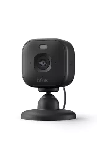 Blink Mini 2K+ Videocamera di Sicurezza Domestica, Zoom 4x, Visione Notturna a Colori