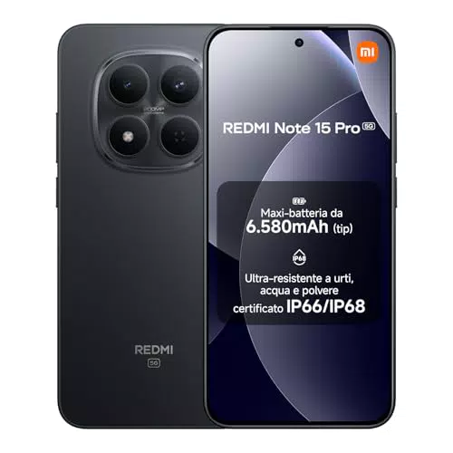 Xiaomi Redmi Note 15 Pro 5G Smartphone 8+256GB 200MP AMOLED 6580mAh IP66/IP68