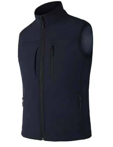 Zzkouine Gilet Uomo Multifunzione Tecnico con Tasche per Sport e Outdoor