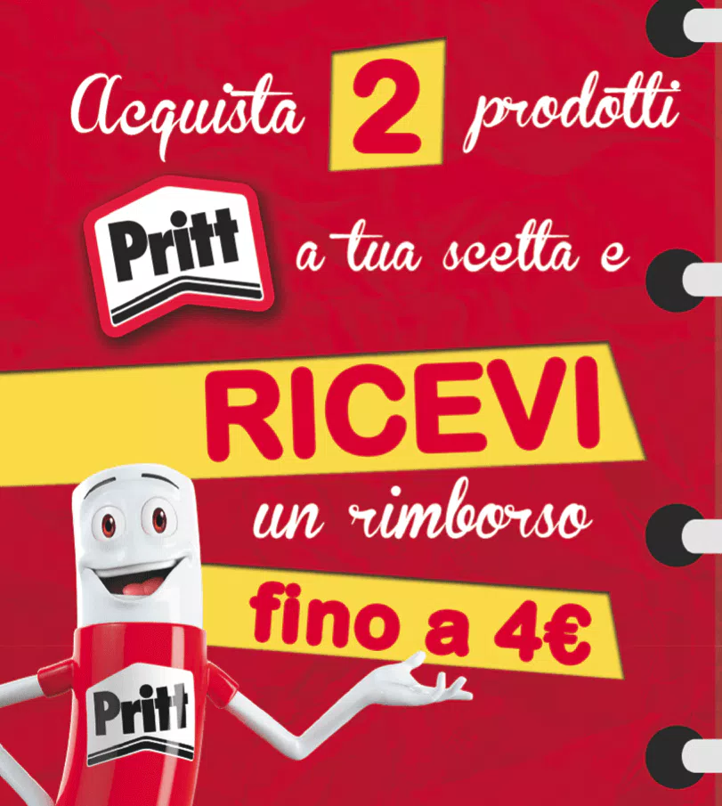 Spendi&Riprendi con Pritt in Conad 2022: 4€ di rimborso sicuro
