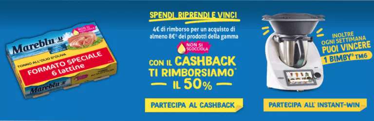 Mareblu: Spendi, Riprendi e Vinci