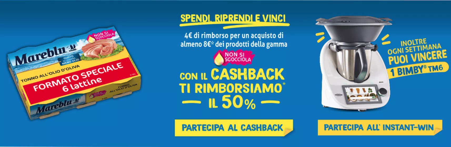 Mareblu: Spendi, Riprendi e Vinci