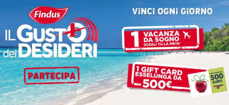 Findus “Il Gusto dei Desideri”: vinci ogni giorno buono spesa Esselunga da 500€