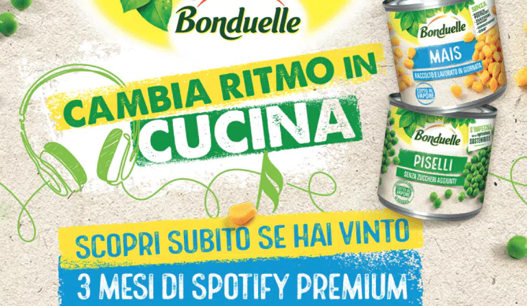 Concorso Bonduelle : vinci abbonamenti a Spotify