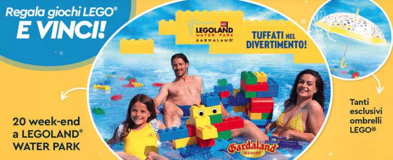 COncorso Lego: in palio 100 ombrelli e weekend a Legoland