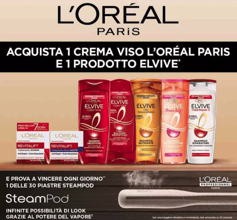 Concorso Lidl: vinci la piastra a vapore steampod