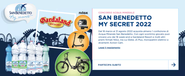 Concorso San Benedetto: vinci Gardaland e premi Nilox