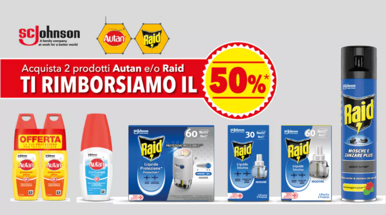Cashback Autan/Raid “Libera l’Estate” : come farsi rimborsare il 50%
