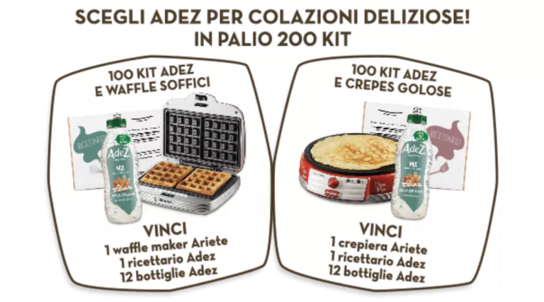 Concorso “Colazioni deliziose Adez”: vinci elettrodomestici Ariete