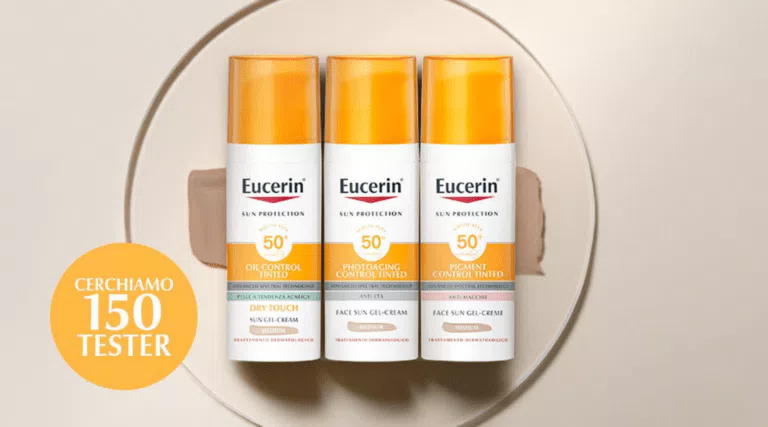Diventa Tester Eucerin: prova gratis i solari Sun Fluid 50+