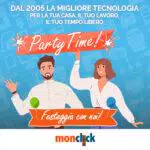 Festeggia il compleanno di Monclick! Tanti sconti ti aspettano!