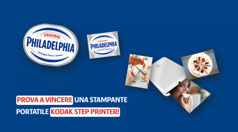 “GUSTATI IL MOMENTO”: con Philadelphia puoi vincere 1 delle 500 stampanti Kodak portatili