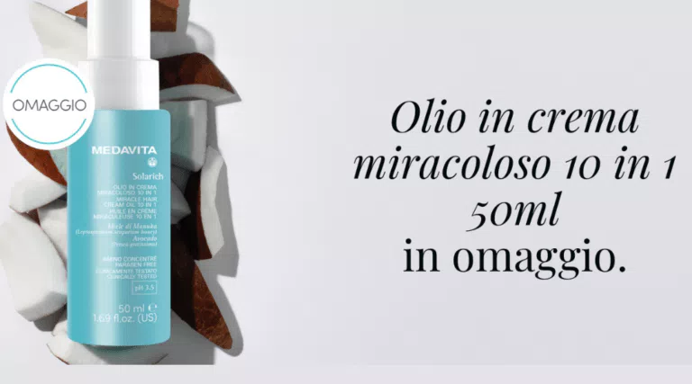 MEDAVITA: come ricevere GRATIS l'olio in crema da 50ml