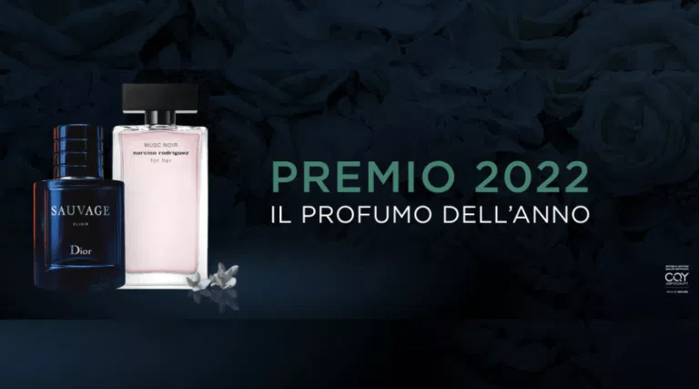 Vinci il profumo dell'anno 2022: Dior “Sauvage Elixir” e Narciso Rodriguez “For Her Musc Noir Eau”.