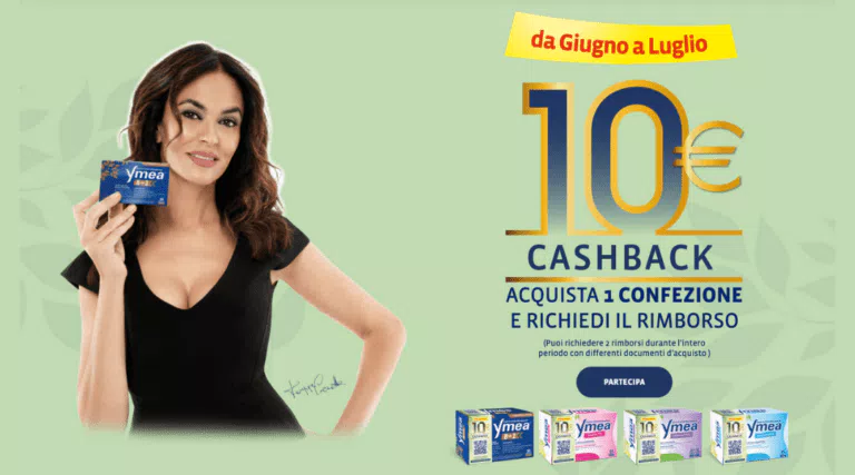“Ymea 10€ cashback”: come e dove farsi rimborsare 10€