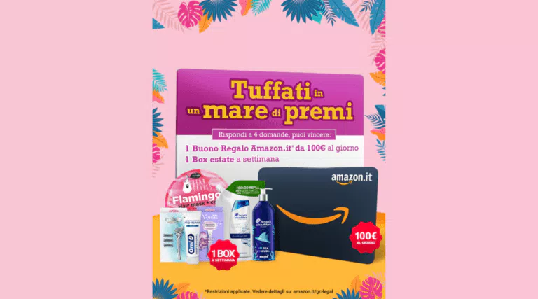 Desideri Magazine “Un mare di premi”: vinci subito GRATIS buoni Amazon e kit prodotti