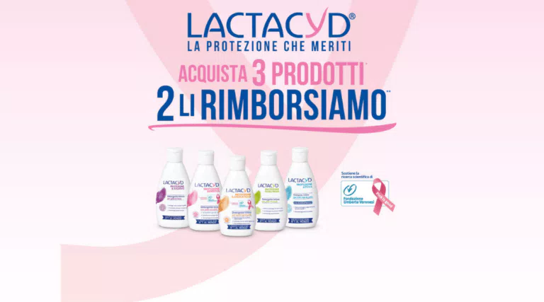 Lactacyd “Protetti e Rimborsati”: come farsi rimborsare 2 prodotti su 3 acquistati