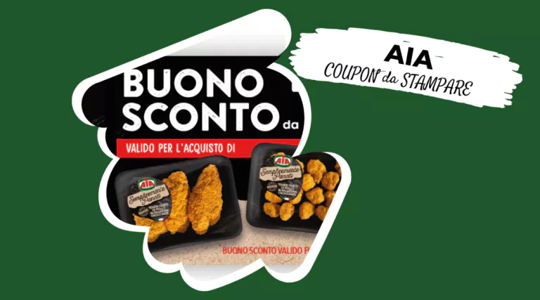 Buoni sconto AIA Semplicemente Panati: stampa gratis 1€ di sconto