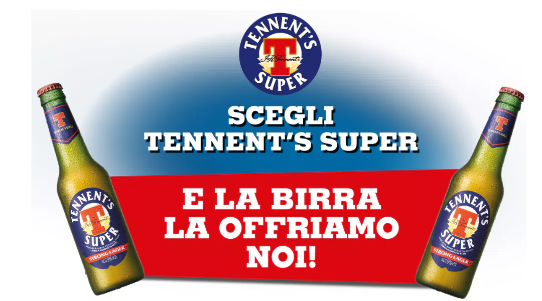 Cashback Tennent’s 2023: gratis 10€ di birra!