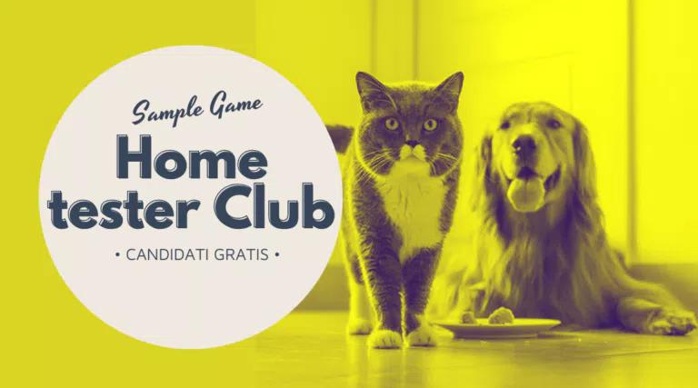 Diventa tester di un nuovo alimento per animali con Home Tester Club!