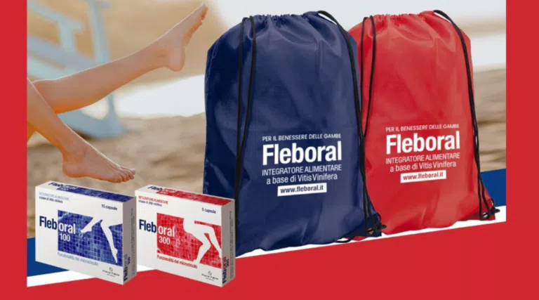 Richiedi gratis lo zainetto Fleboral (fino esaurimento scorte)
