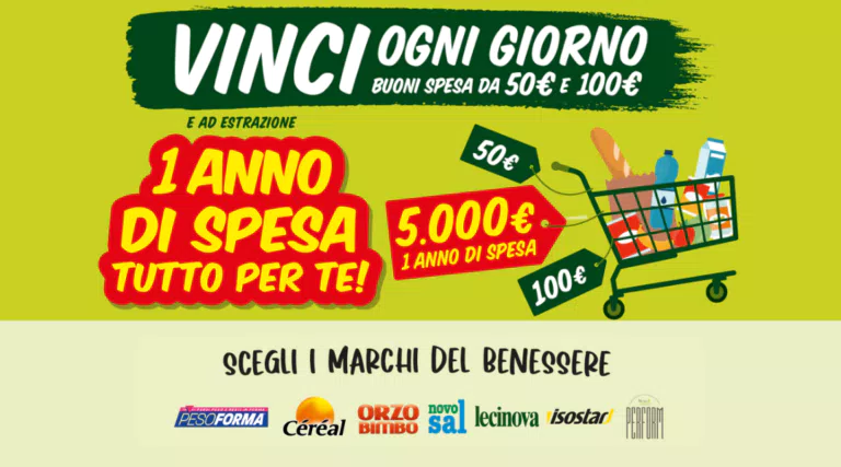 “Scegli i Marchi del Benessere 2022”: ogni giorno fino a 100€ di spesa gratis
