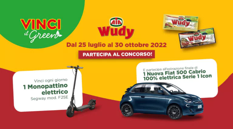 Vinci il Green insieme a Wudy AIA 2022: buono per te e per l’ambiente!