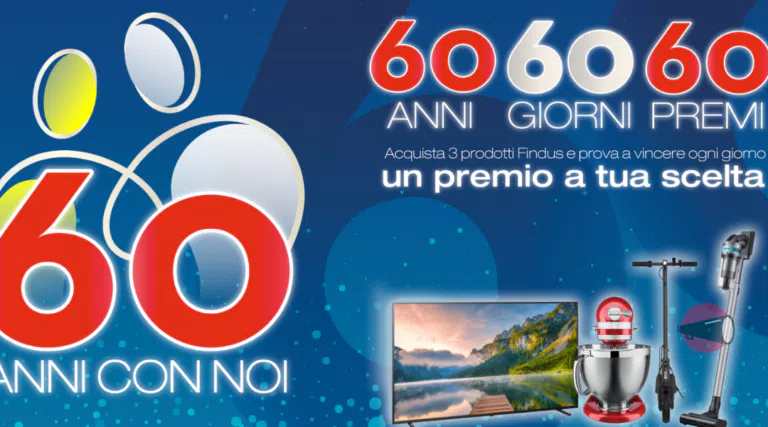 Concorso “60 anni con Findus”: vinci premi da 650€
