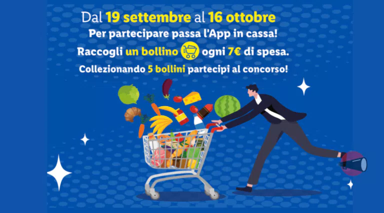 Concorso Lidl: con Lidl Plus il buono ti premia fino a 200€ di buoni spesa
