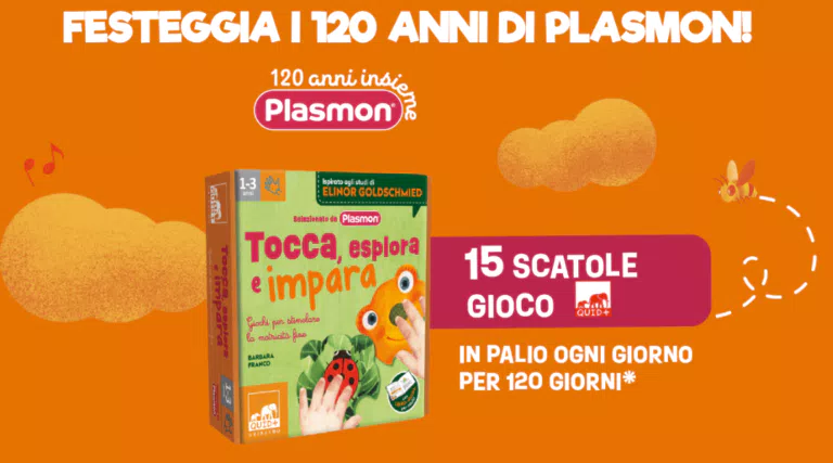 Concorso Plasmon 120 anni: vinci 1.800 giochi educativi