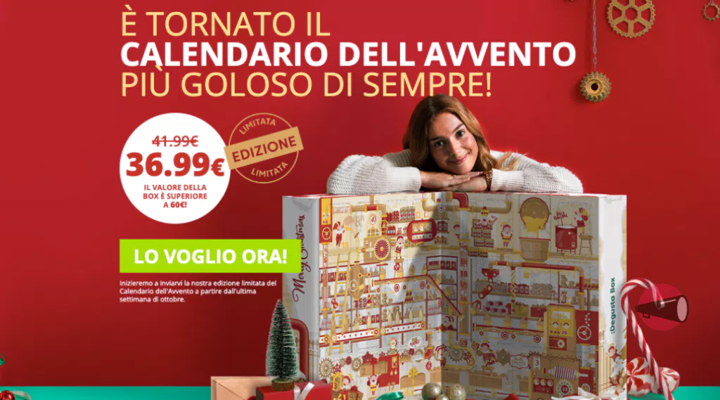 Rendi ogni giorno festoso con il Calendario dell'Avvento 2022 in edizione limitata Degusta Box