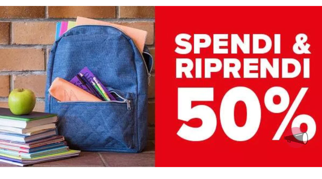 Spendi & Riprendi Carrefour su Zaini, Astucci e Diari scuola