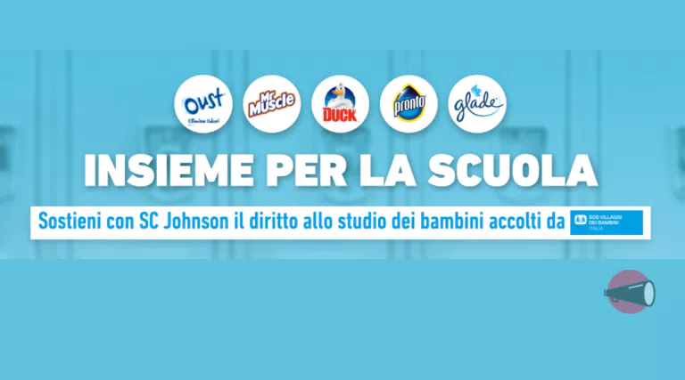 “Insieme per la scuola”: dove e come farsi rimborsare il 100% su Duck, Mr.Muscle, Oust, Pronto, Glade