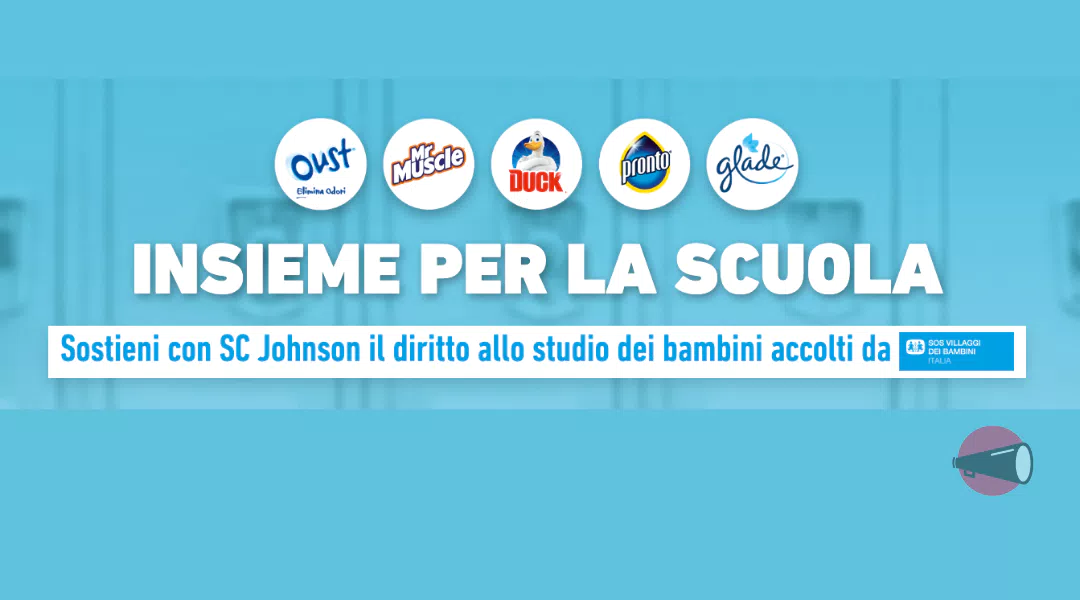 “Insieme per la scuola”: dove e come farsi rimborsare il 100% su Duck, Mr.Muscle, Oust, Pronto, Glade