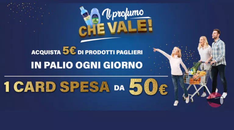 Concorso Felce Azzurra e Paglieri “Il profumo che vale”: vinci ogni giorno buoni spesa da 50 euro