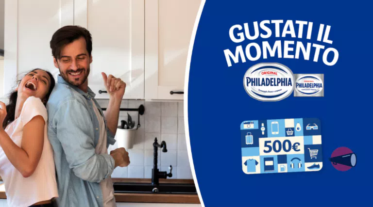 Concorso Philadelphia “Gustati il momento e vinci buoni”: ogni giorno buoni spesa da 500€