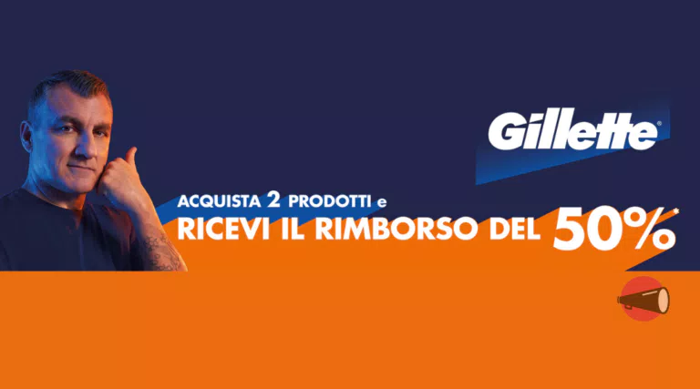 “Gillette rimborso”: fatti rimborsare il 50% fino a 30€