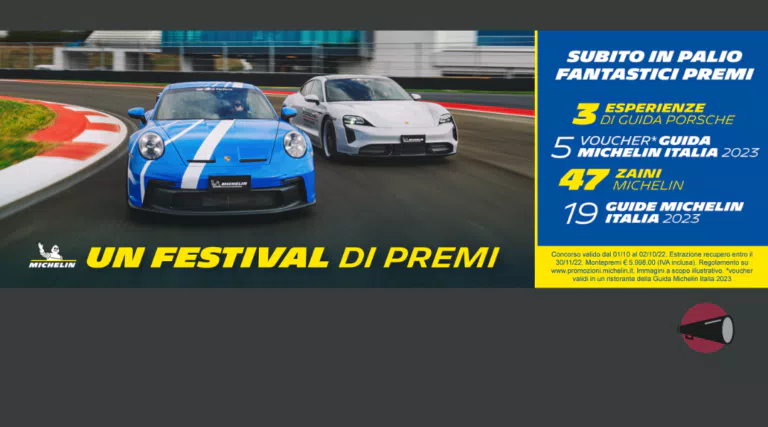 Michelin “Un festival di premi”: vinci gratis zaino, guida 2023, voucher ristorante o esperienza guida