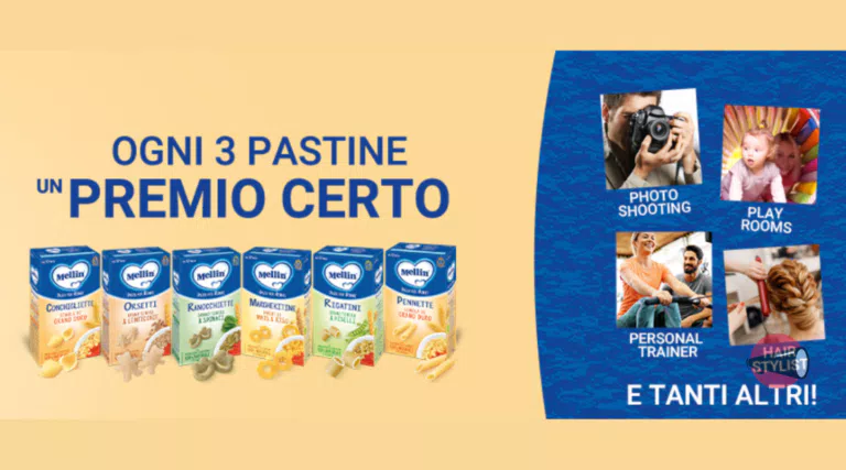 “Premiatevi con Mellin”: in omaggio fantastiche esperienze per te la tua famiglia