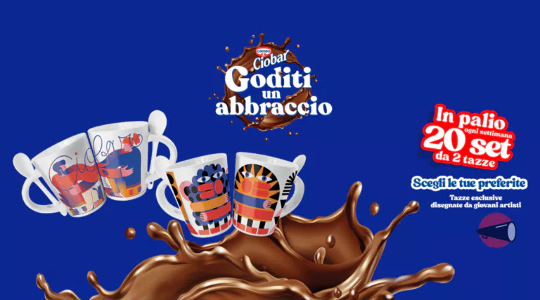Concorso Ciobar “Goditi un abbraccio”: vinci 500 coppie di tazze create da designer