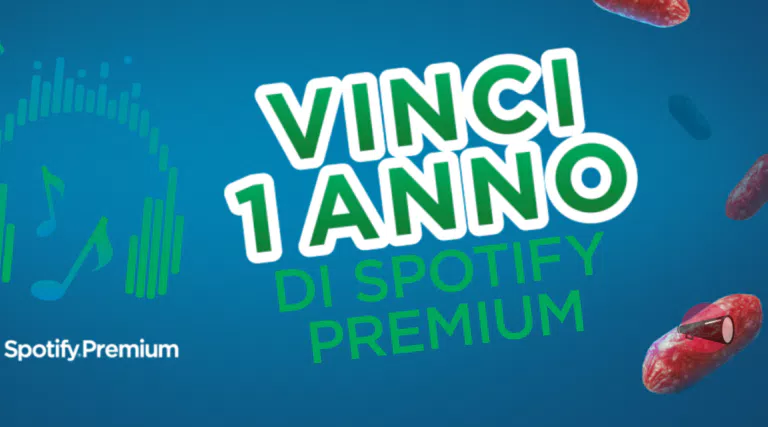 Concorso salamini Beretta: vinci 1 anno di Spotify Premium