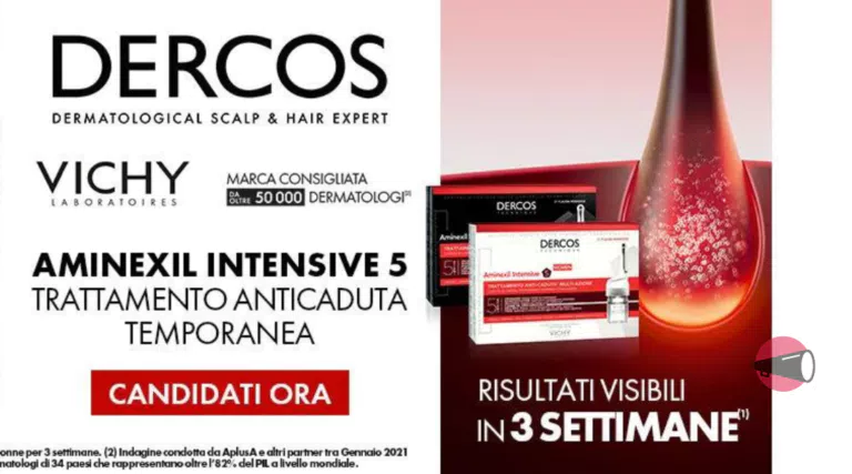 Diventa tester Vichy Dercos Technique Aminexil Intensive 5