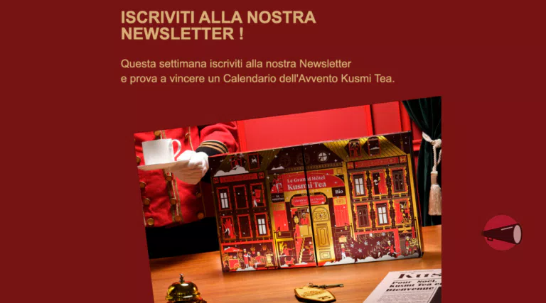 Vinci gratis il Calendario dell’Avvento Kusmi Tea