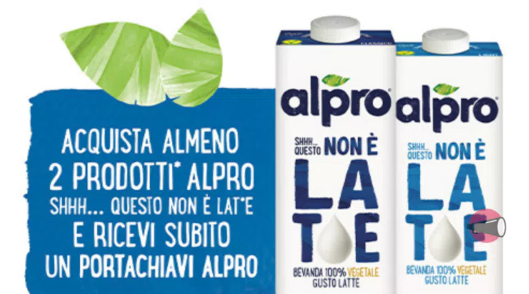 Premio certo con Alpro: Shh...non è latte ti regala un portachiavi