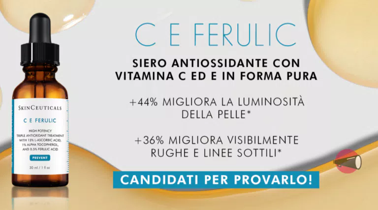 Diventa tester del siero C E Ferulic di SkinCeuticals