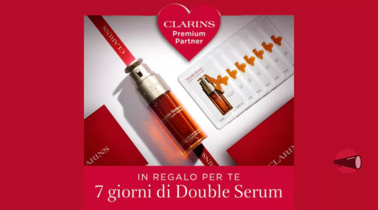 In regalo per te 7 giorni di Double Serum di Clarins